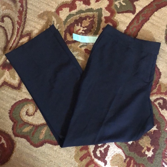 COVINGTON Essentials Size 18S Straight Leg Blue Pant Trouser Career $68 NWT - Picture 8 of 11
